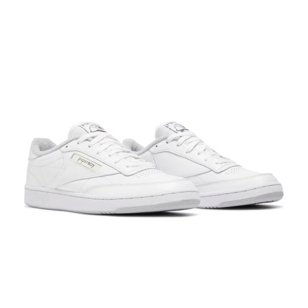 REEBOK‎ Club C Legacy Paperboy Beams Paris White Running shoes Size 7